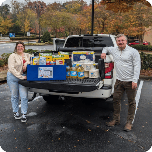 Meek Impact Law Supports the Forsyth Community with a food drive
