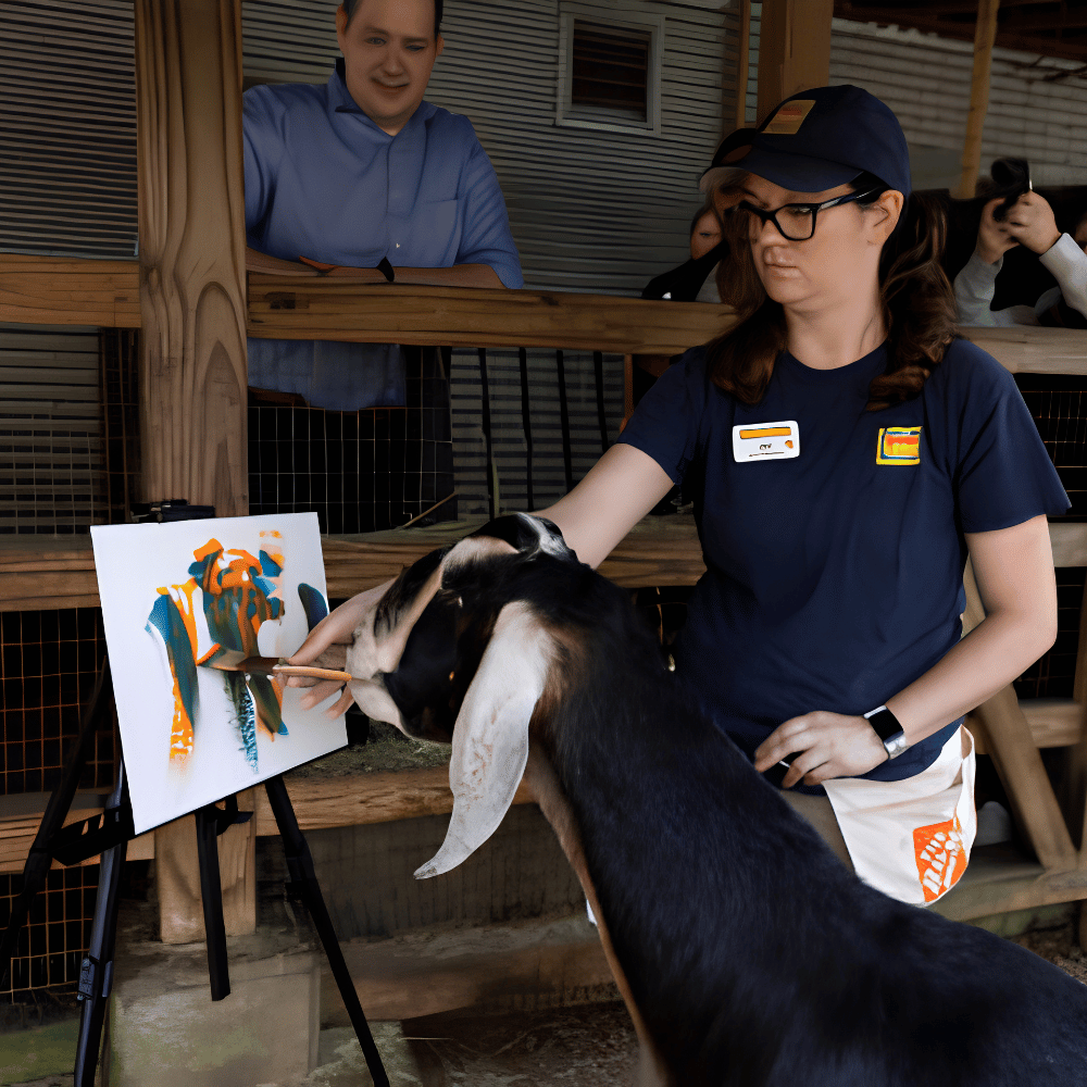 Atlanta Community Event Wild Encounter: Petting Zoo Painters