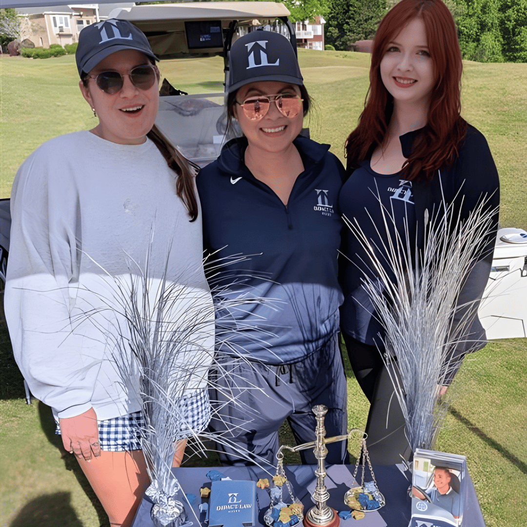 Kaley, Eden, Allison Supporting Our Community