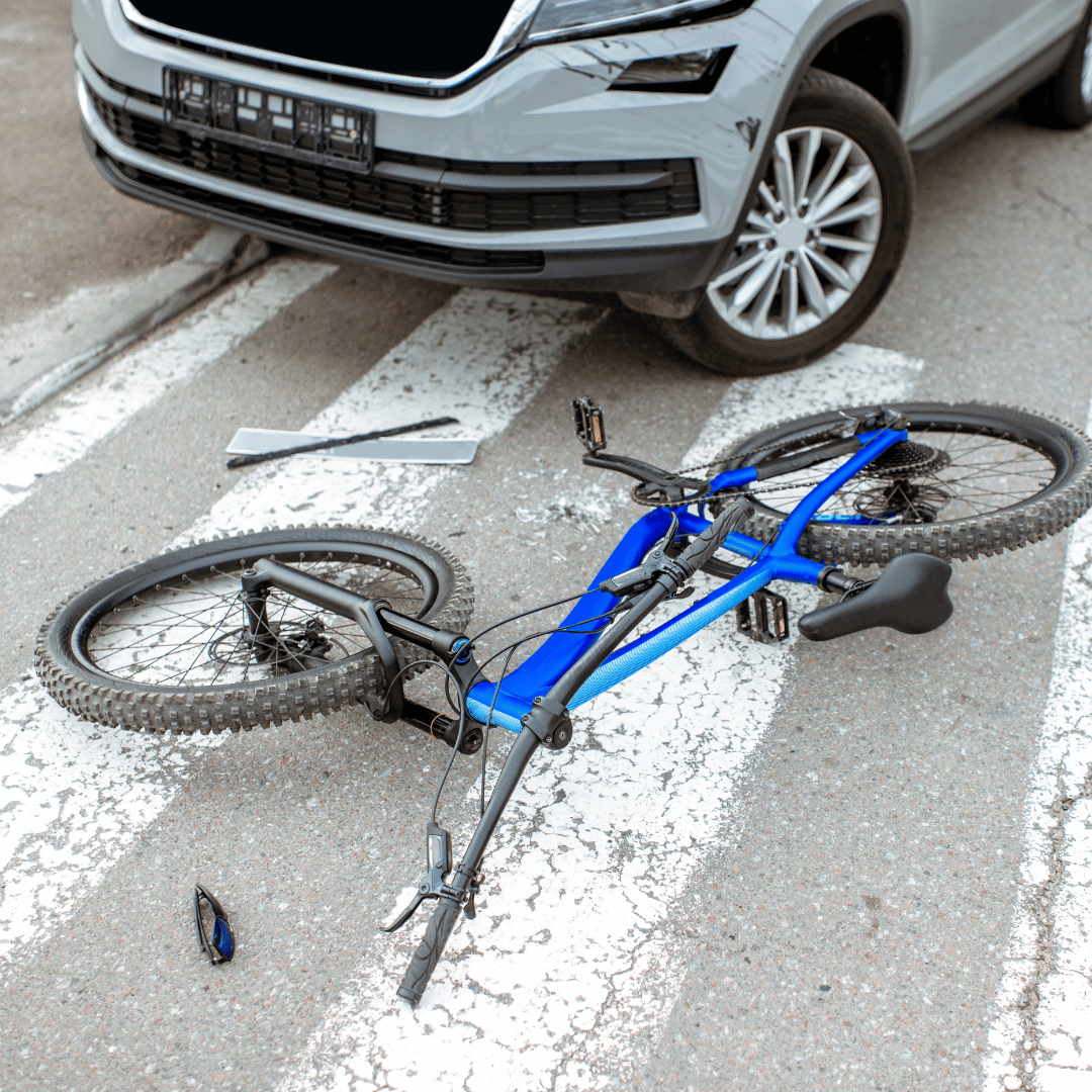 Bicycle Hit By Car